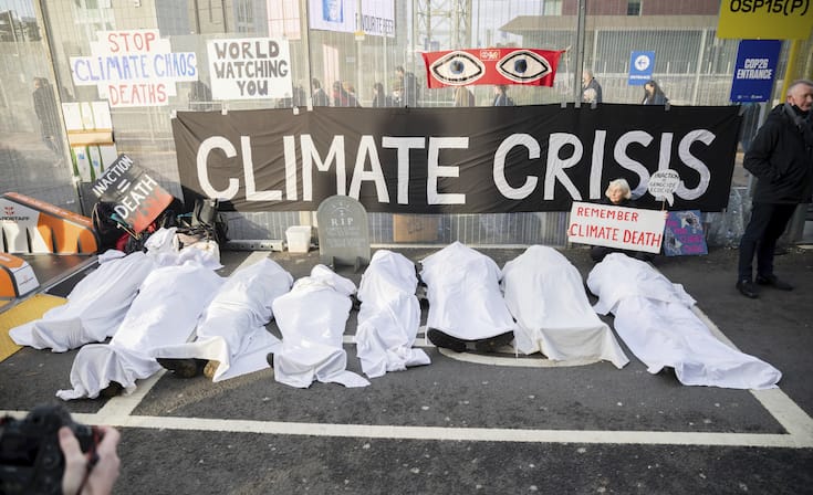 AP climate protest