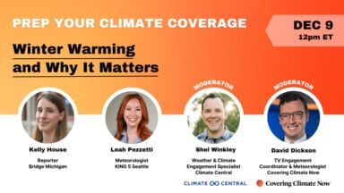 Prep Your Climate Coverage: Winter Warming and Why It Matters