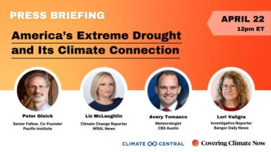 Press Briefing: America’s Extreme Drought and Its Climate Connection