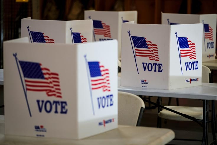 Voting booths
