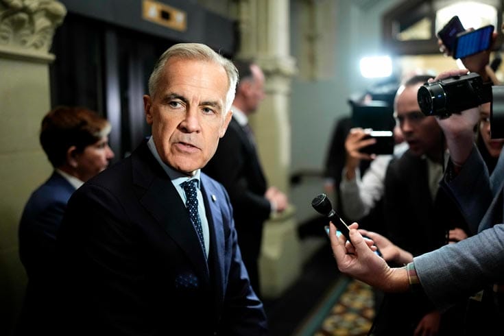 Canadian prime minister Mark Carney